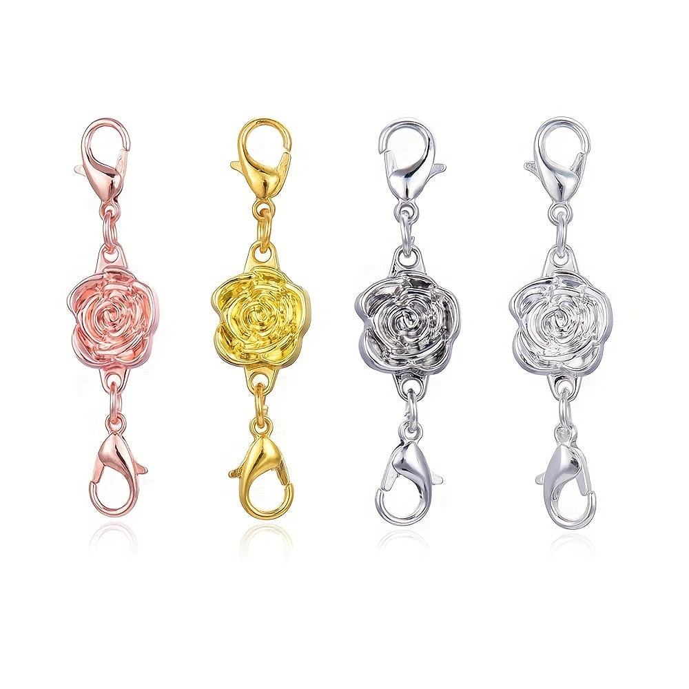 Lobster Buckle & Rose Flower Magnetic DIY Jewelry Accessories