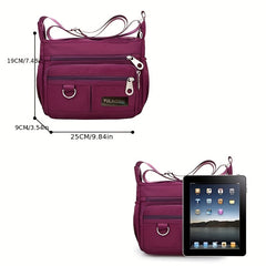Small Pocket Crossbody Bag Lightweight Messenger Bag Casual Shoulder Bag