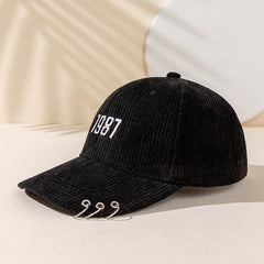Men's Embroidered 1997 Corduroy Polyester Baseball Cap