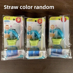 Spill-Proof Kids Water Bottle Cap with Straw