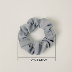8pcs Satin Hair Scrunchies Hair Tie Ponytail Holder Accessories