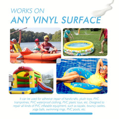 5pcs Pool Repair Kit Air Cushion Tent Transparent Adhesive Patch