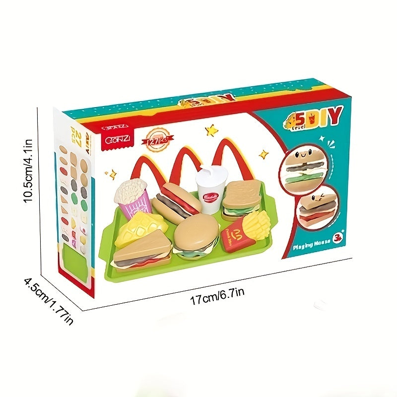 Kids Play House Toys Western Food Kitchen Set
