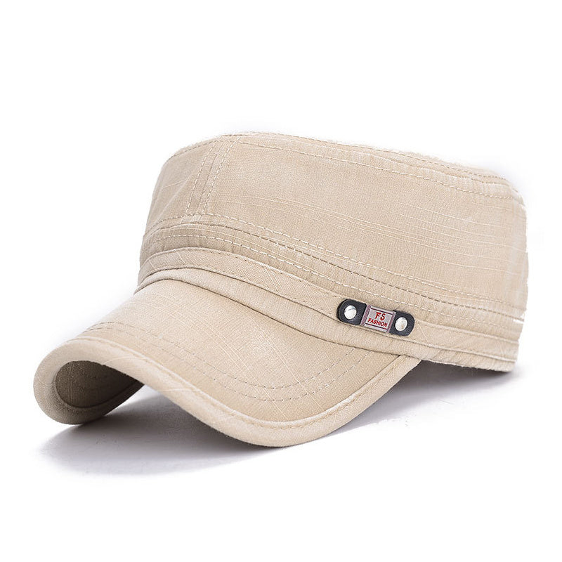 Casual Flat Cap Military Sun Hat Unisex Baseball Cap