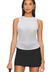 Solid Slim Tank Top Sleeveless Summer Top