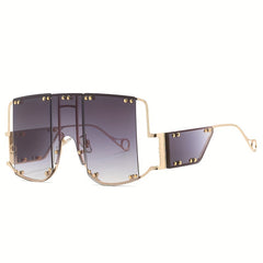 Men's Square Frame Sunglasses UV Protection