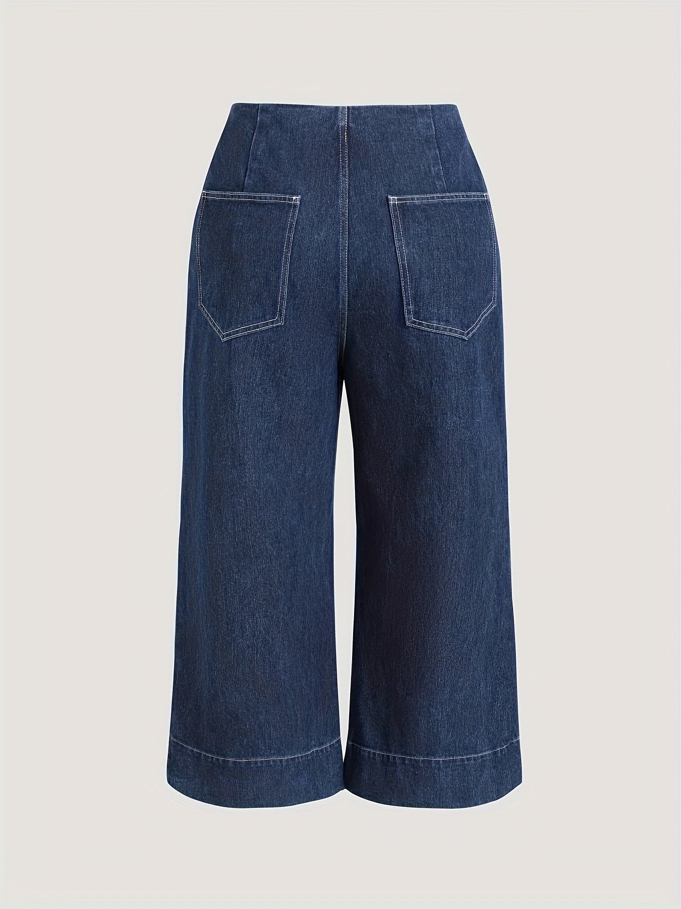  High Waisted Wide Leg Jeans