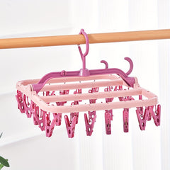 Multi-Functional Plastic Clothes Hangers for Indoor Balconies