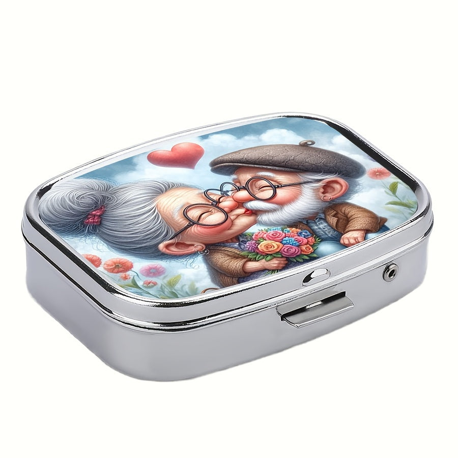 Decorative Pill Organizer for Elderly Couple