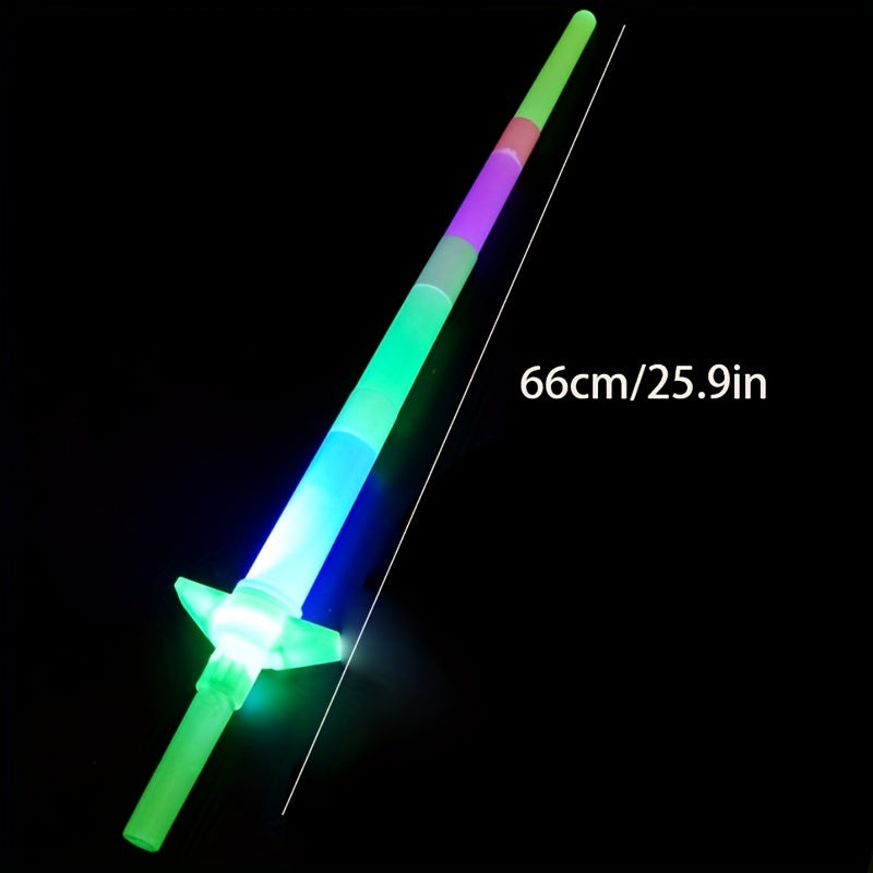 Telescopic Glow Stick Light Sword Props for Concert Activity Toys