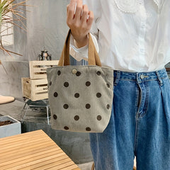 Corduroy Handbag Satchel Bag Lightweight