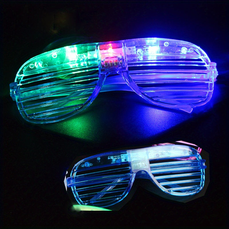 1pc Light Up Shutter Glasses for Adults