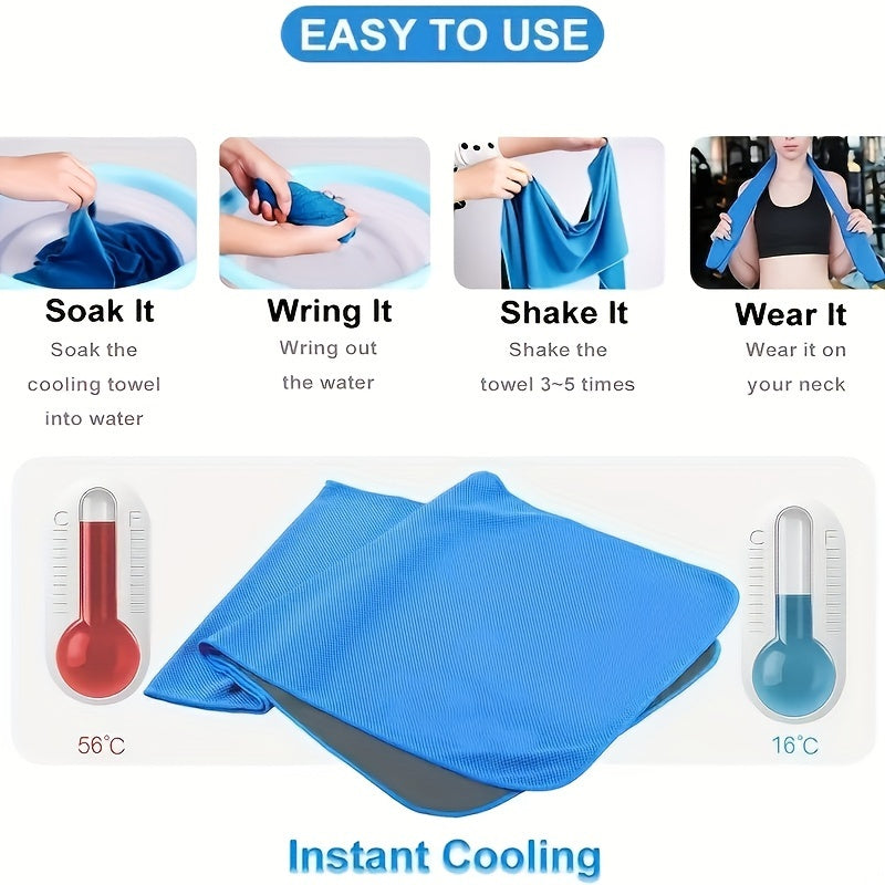 Quick Drying Cooling Fitness Towel for Yoga Sports Training