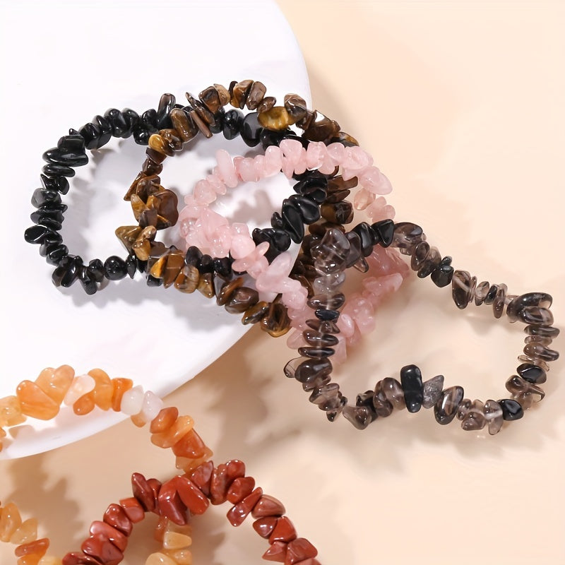 Top Rated Irregular Stone Bracelets Women Girls Men Jewelry