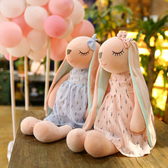 Bunny Doll Tea Plush Toy Plush Pillow Car Interior Rest Pillows