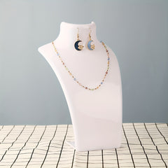 Plastic Neck Earrings Necklace Display Stand 1pc