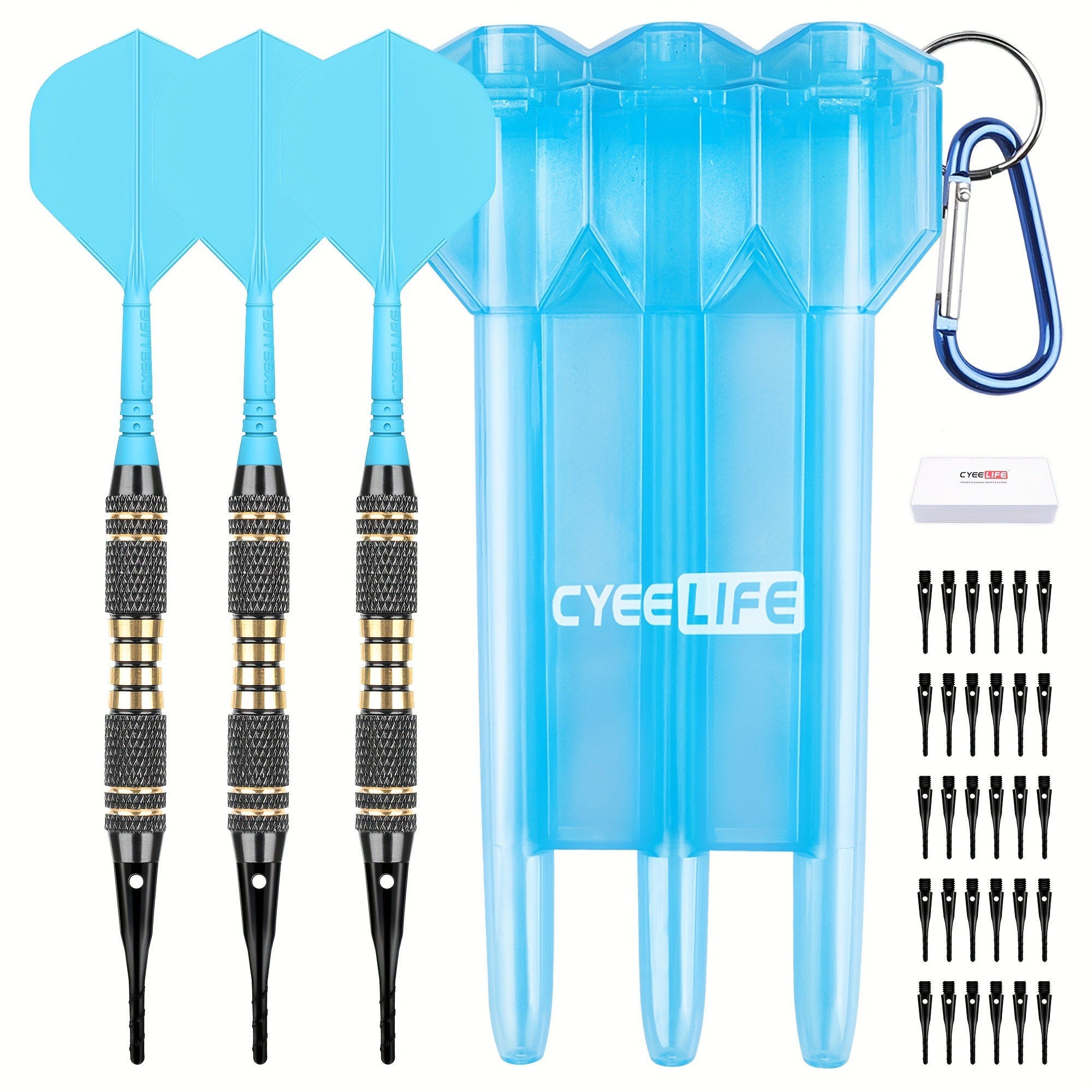 3pcs Soft Dart Set with 30 Tips for Training
