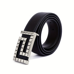 Men's Leather Buckle Belt for Jeans Pants