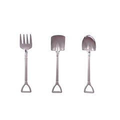 3pcs Stainless Steel Shovel Spoons Set Kitchen Supplies