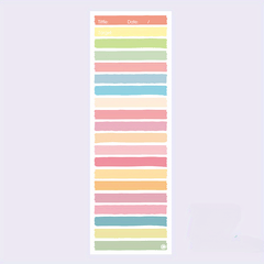 50 Sheets Student Notepad with Horizontal Lines and Grids Sticky Notes