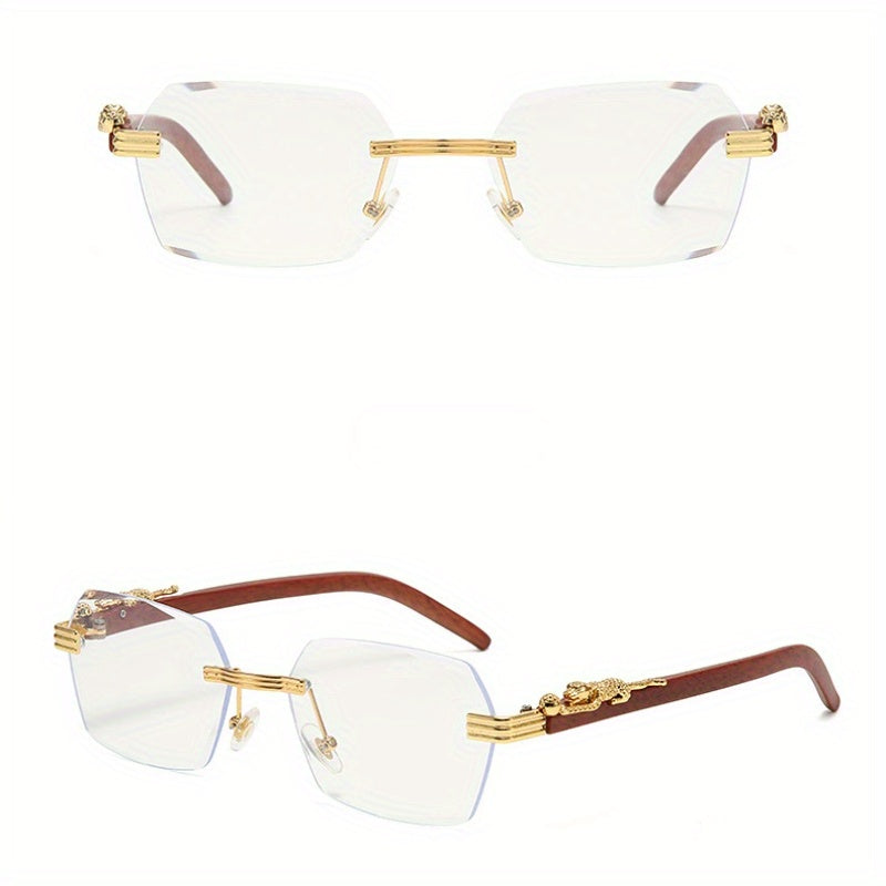 European Style Sunglasses with Marine Lens and Leopard Design