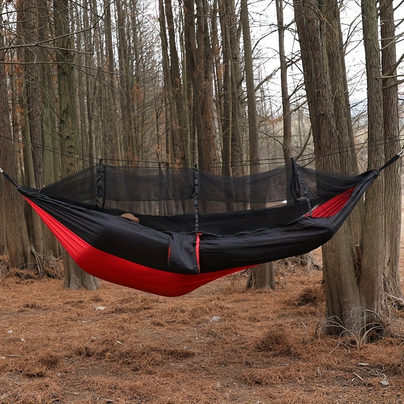 Anti Rollover Double Hammock with Mosquito Net