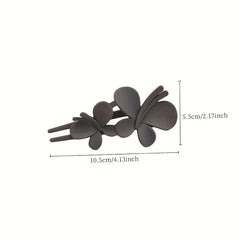 Frosted Plastic Hair Claw Matte Barrette Back Head Hair Claw Hair Accessories