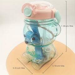 Bear Water Cup Cartoon Drinking Straw Cup