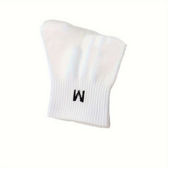 10 Pairs Letter Print Socks Breathable Women's Stockings