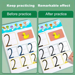 Magic Practice Book Set Kids Drawing Kit with Pen and Eraser