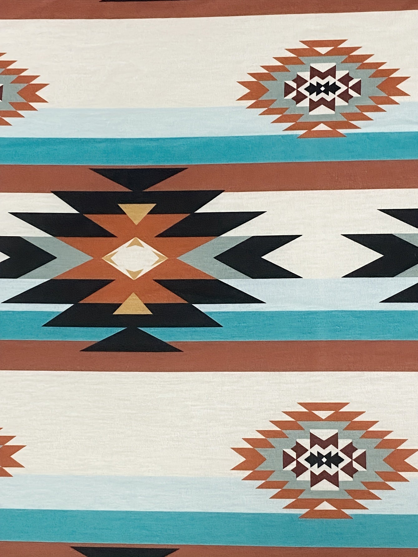  Southwestern Print Long Sleeve Cardigan