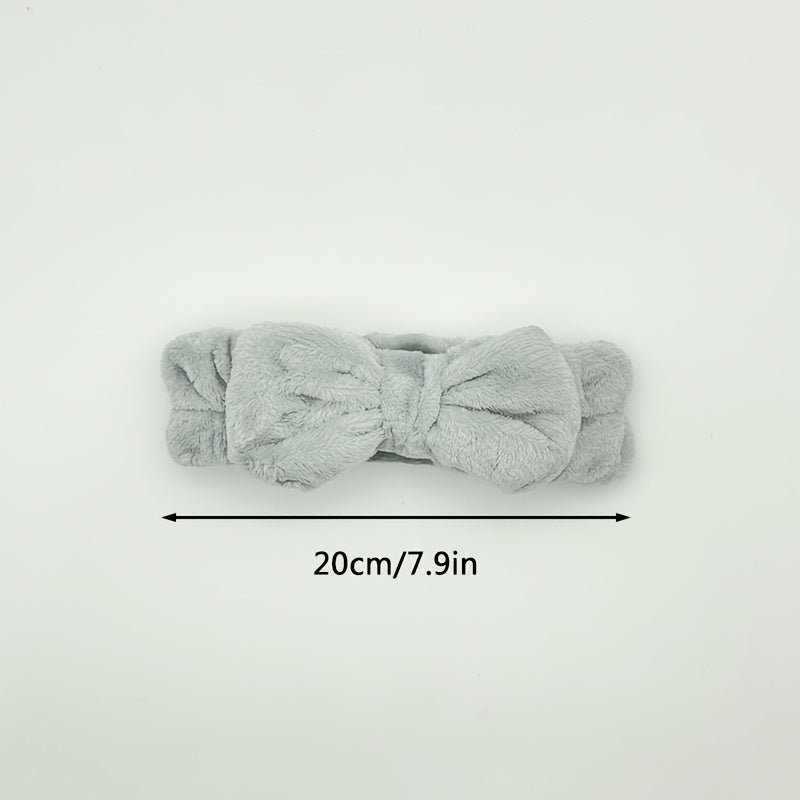Plush Headband for Washing Face Spa Hairband 1pc