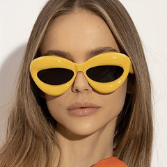 Y2K Inflated Lip Sunglasses Men Women Hiphop Funny Glasses UV400
