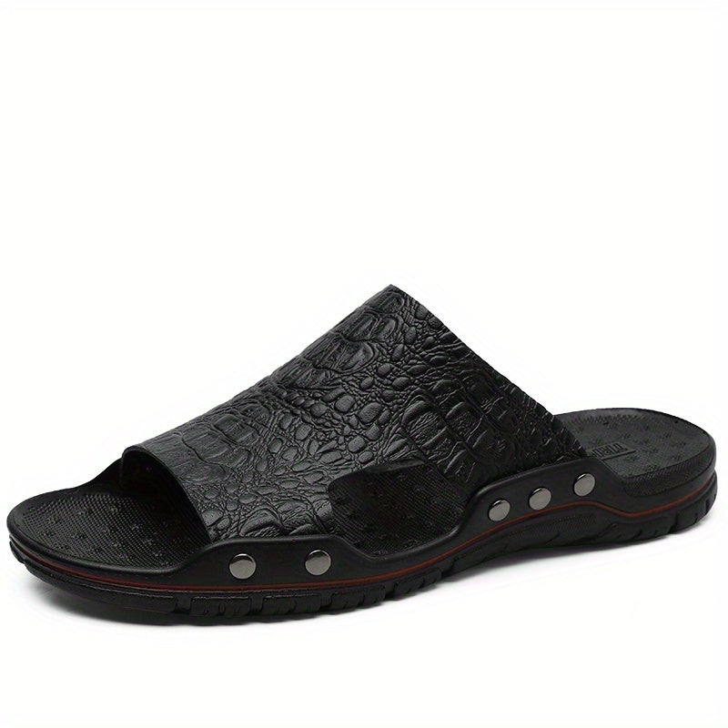 Men's Lightweight Slippers Open Toe Shoes for Outdoor