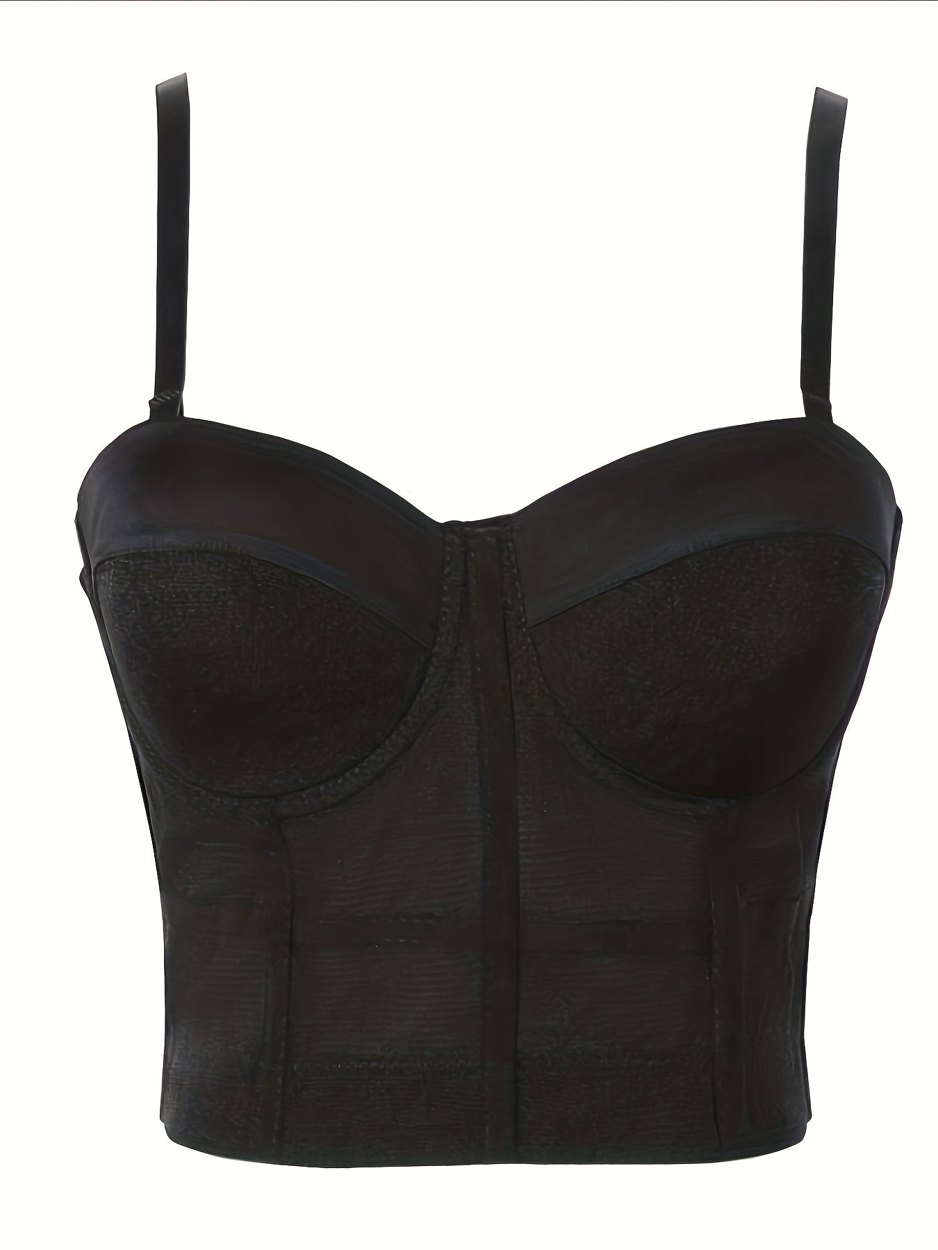 Contrast Mesh Cami Corset Body Shaper Women's Lingerie