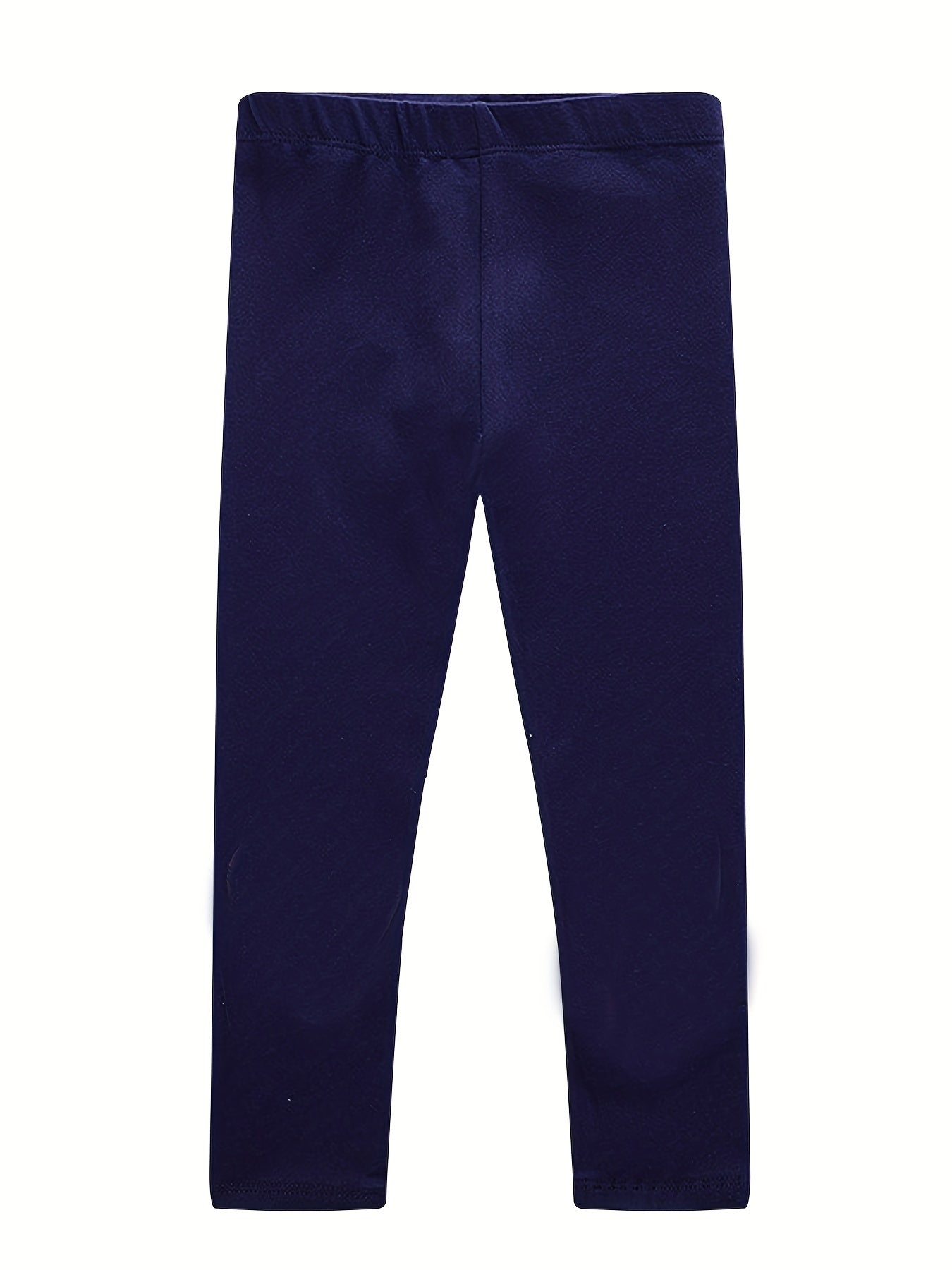 Girls Rabbit & Heart Patch Embroidery Casual Pants