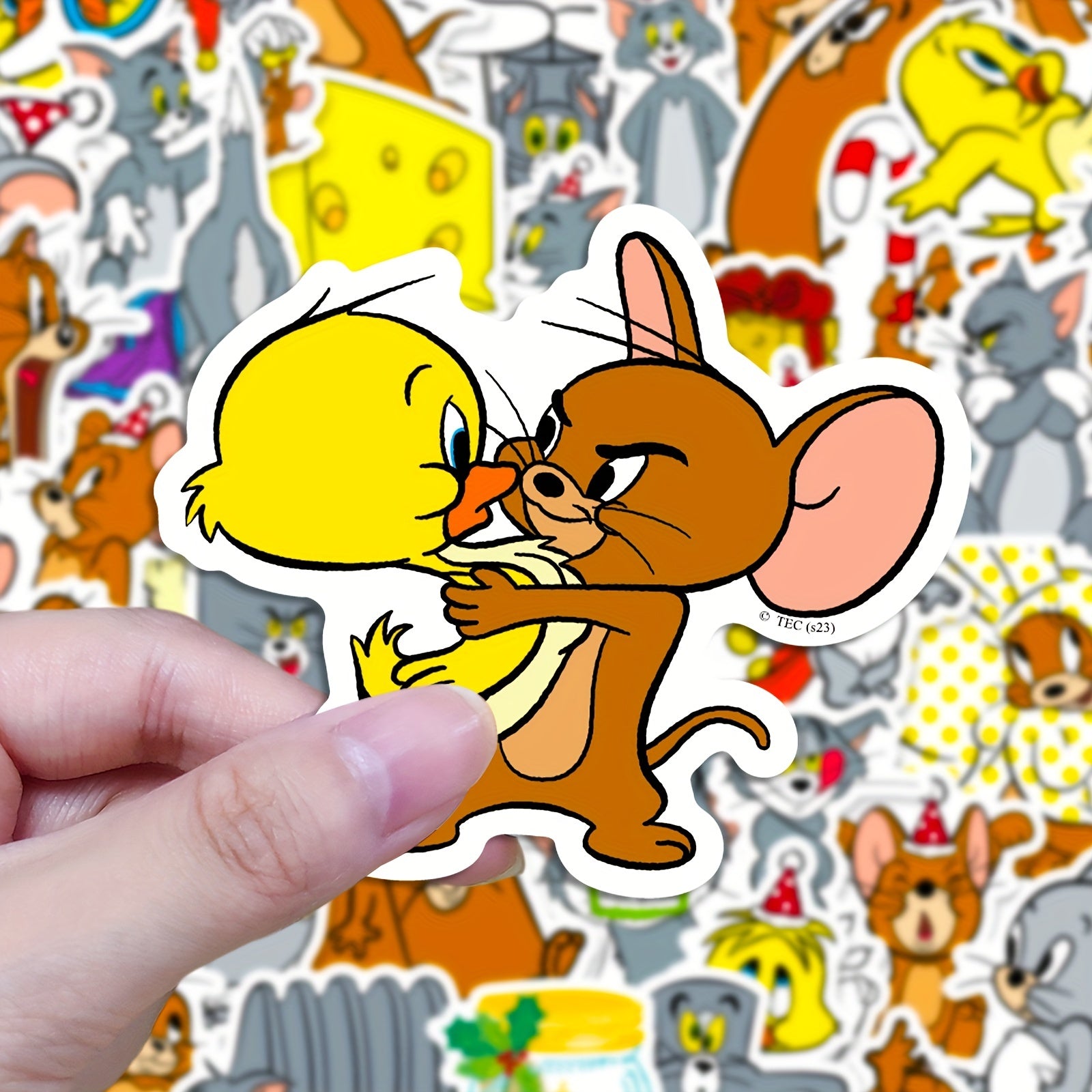 50 Cartoon Waterproof Vinyl Stickers for Water Bottles Laptop Phone Case Guit