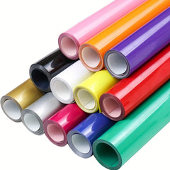 30 X 3ft HTV Iron On Permanent Adhesive Vinyl Roll Heat Transfer Vinyl For Fabri