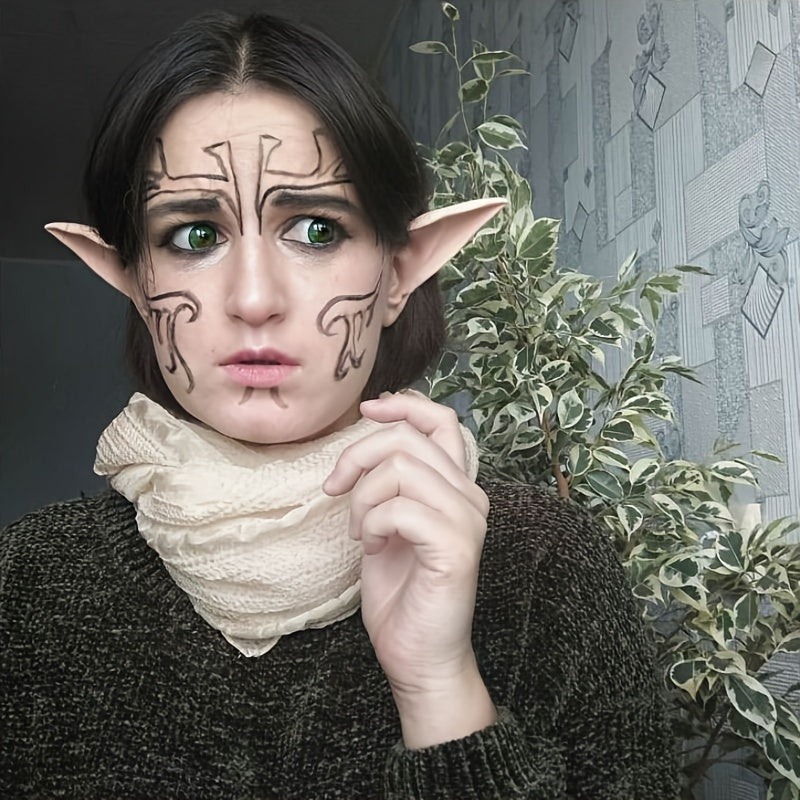 Fairy Pixie Elf Ears Soft Pointed Tips Costume Accessories for Party