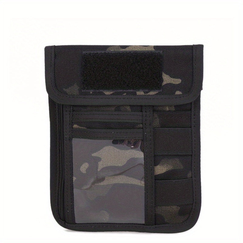 Tactical Neck Wallet for Travel with ID, Card & Phone Pockets