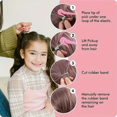 Hair Braider Rubber Band Set Combo
