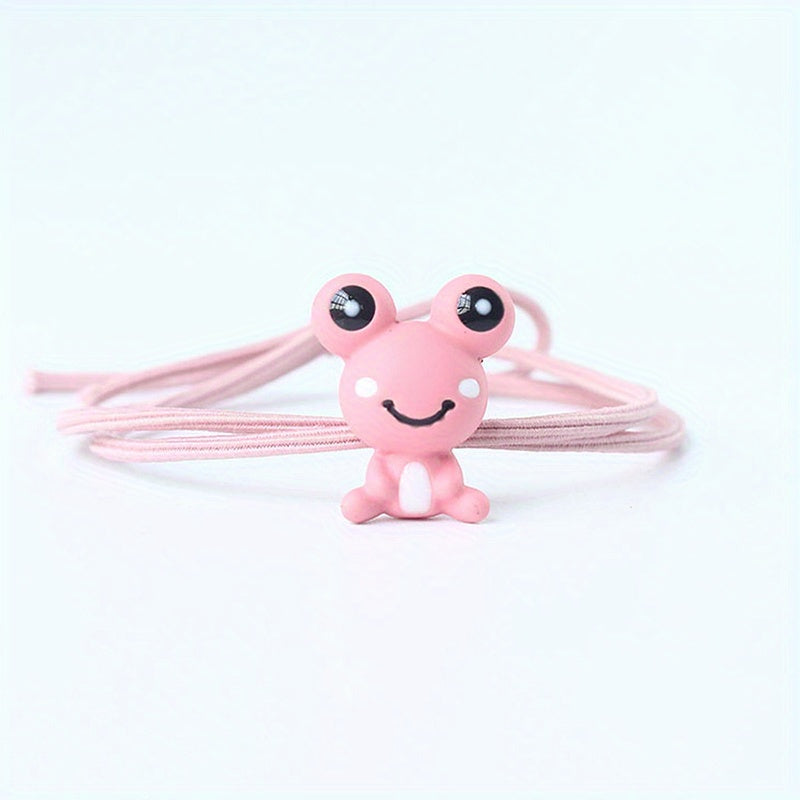 Frog Hair Tie Seamless Hair Rope Elastic Ponytail Holder Hair Accessories