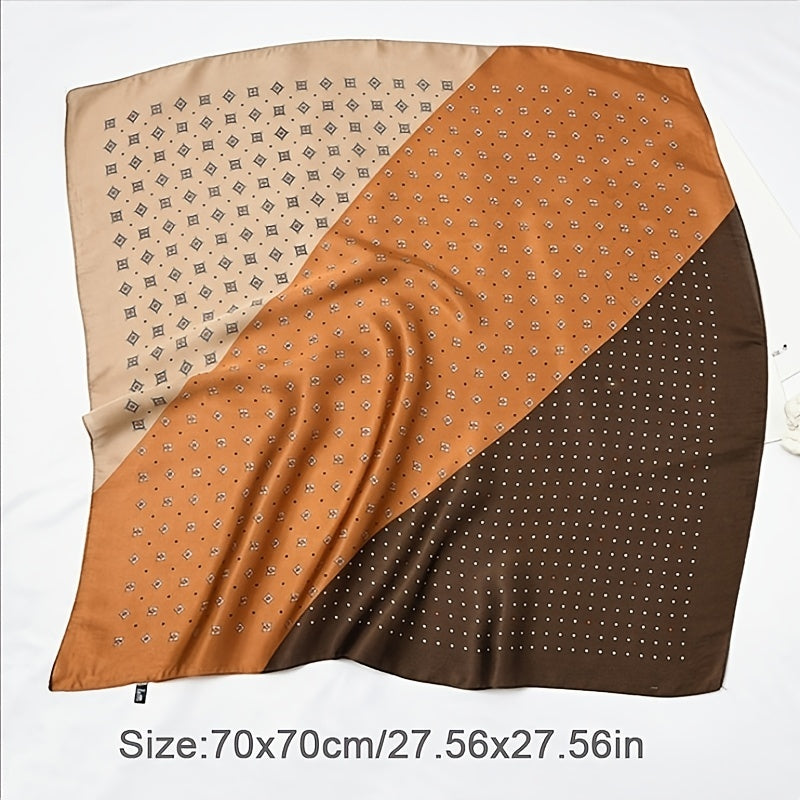 Gentleman Retro Silk Scarf Square Scarf