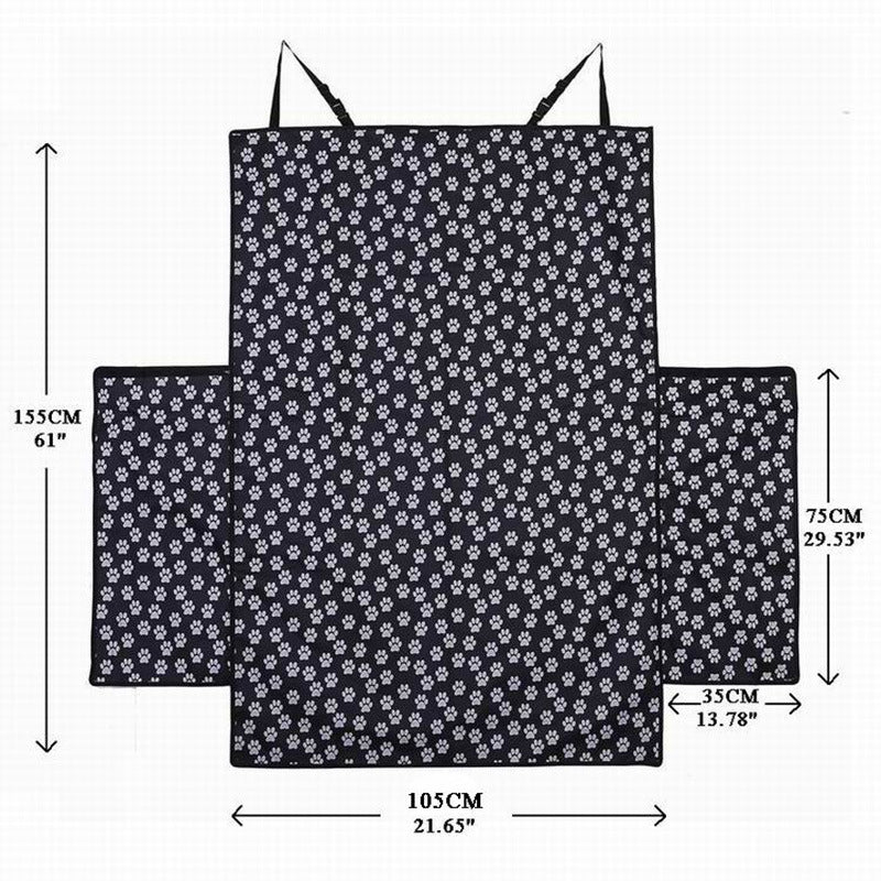 Cat Paws Print Car Trunk Mat Dogs Waterproof Anti Slip Wear Resistant