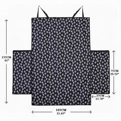 Cat Paws Print Car Trunk Mat Dogs Waterproof Anti Slip Wear Resistant