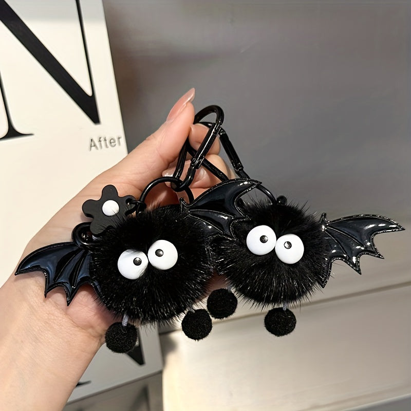 Little Devil Keychain Plush Doll Bat Keychain Halloween Accessories