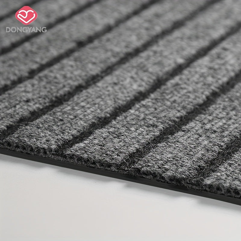 Striped Runner Rug Dirt Resistant Modern Kitchen Outdoor Doormat