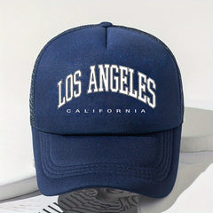 LOS ANGELES Trucker Hat Mesh Baseball Cap Sunshade Dad Hats