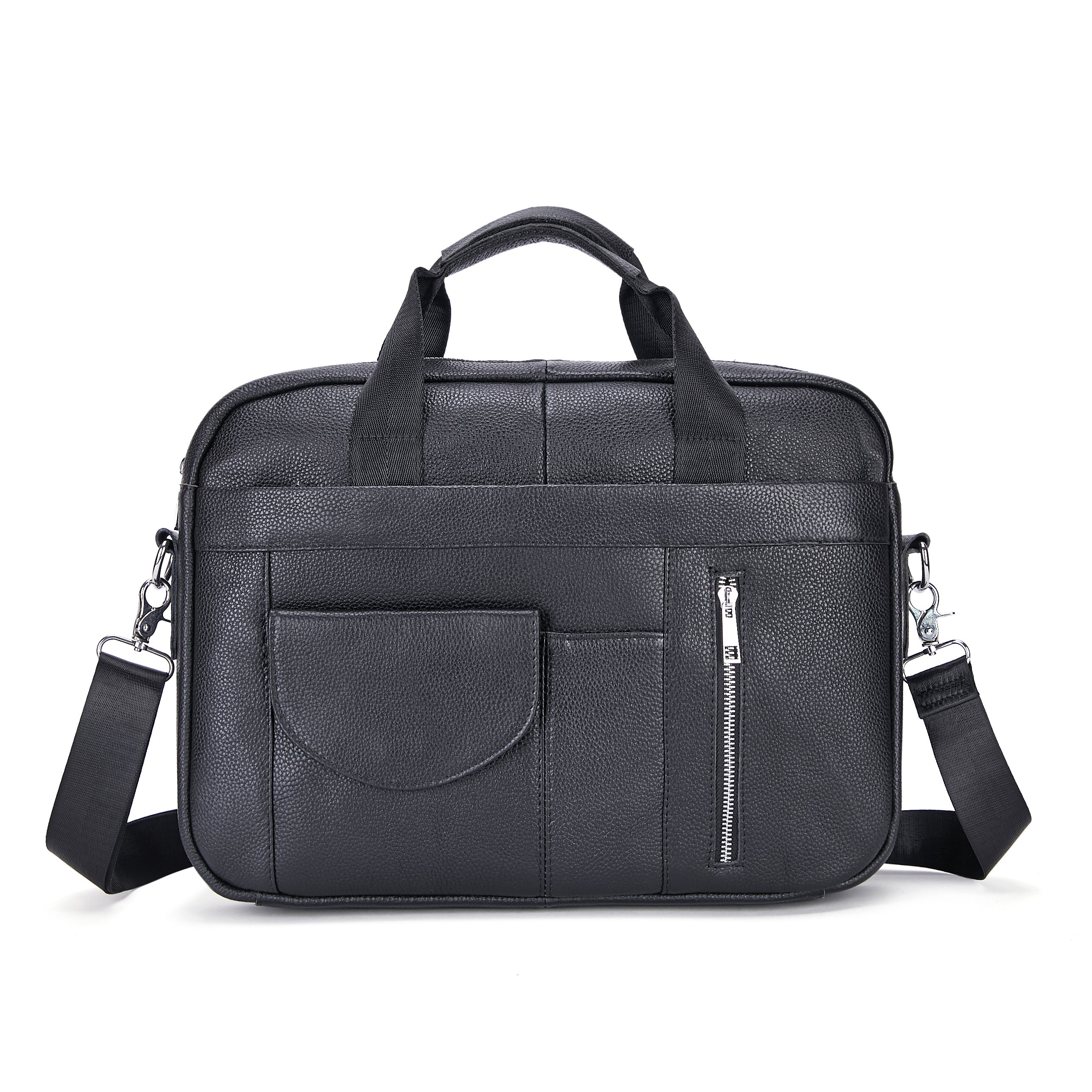Vintage Leather Men's Bag Top Layer Cowhide Handbag Men's Briefcase