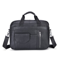 Vintage Leather Men's Bag Top Layer Cowhide Handbag Men's Briefcase